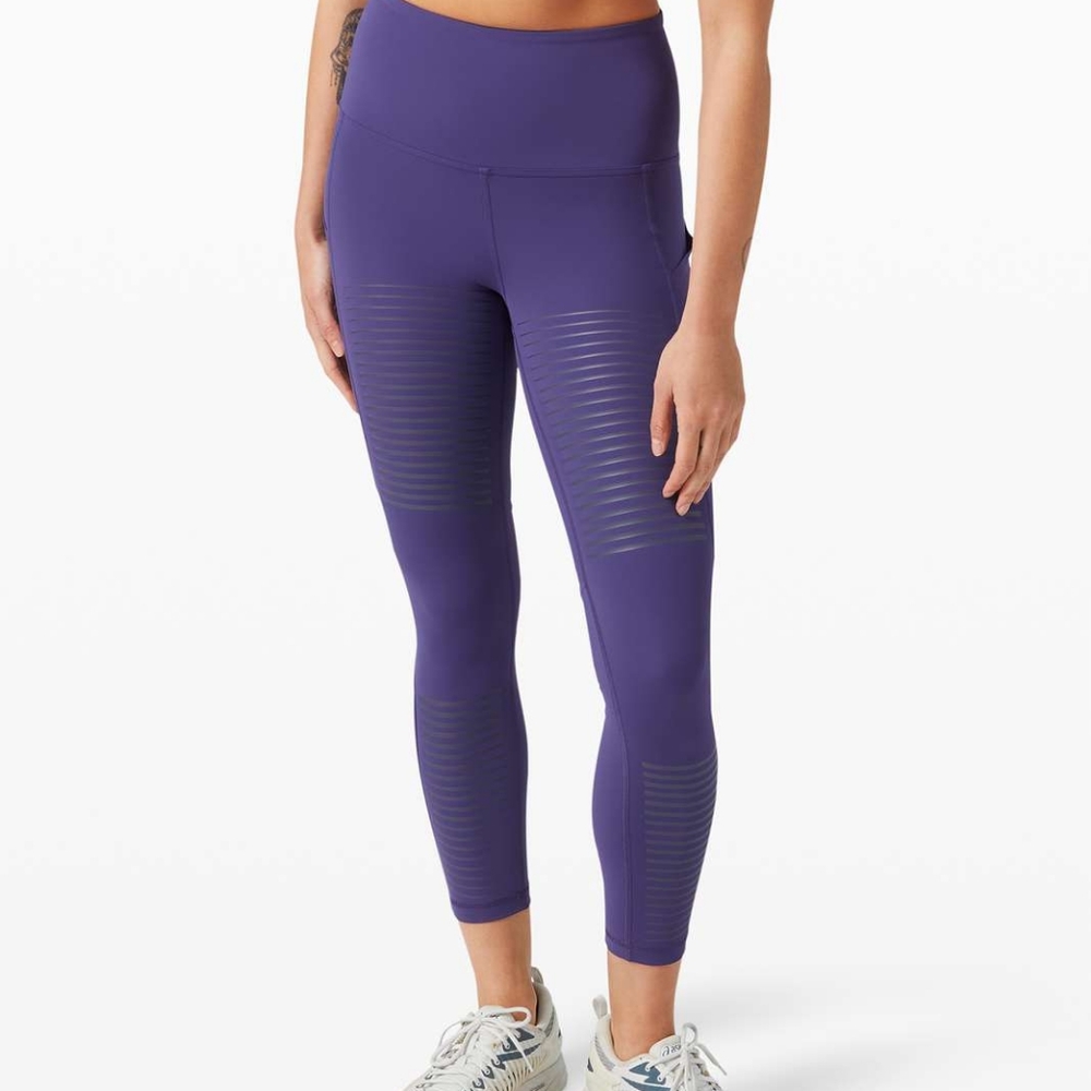 NWT Lululemon rogue renegate legging in midnight orchid